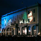 Illuminazione e proiezioni Piazza Grande a Locarno